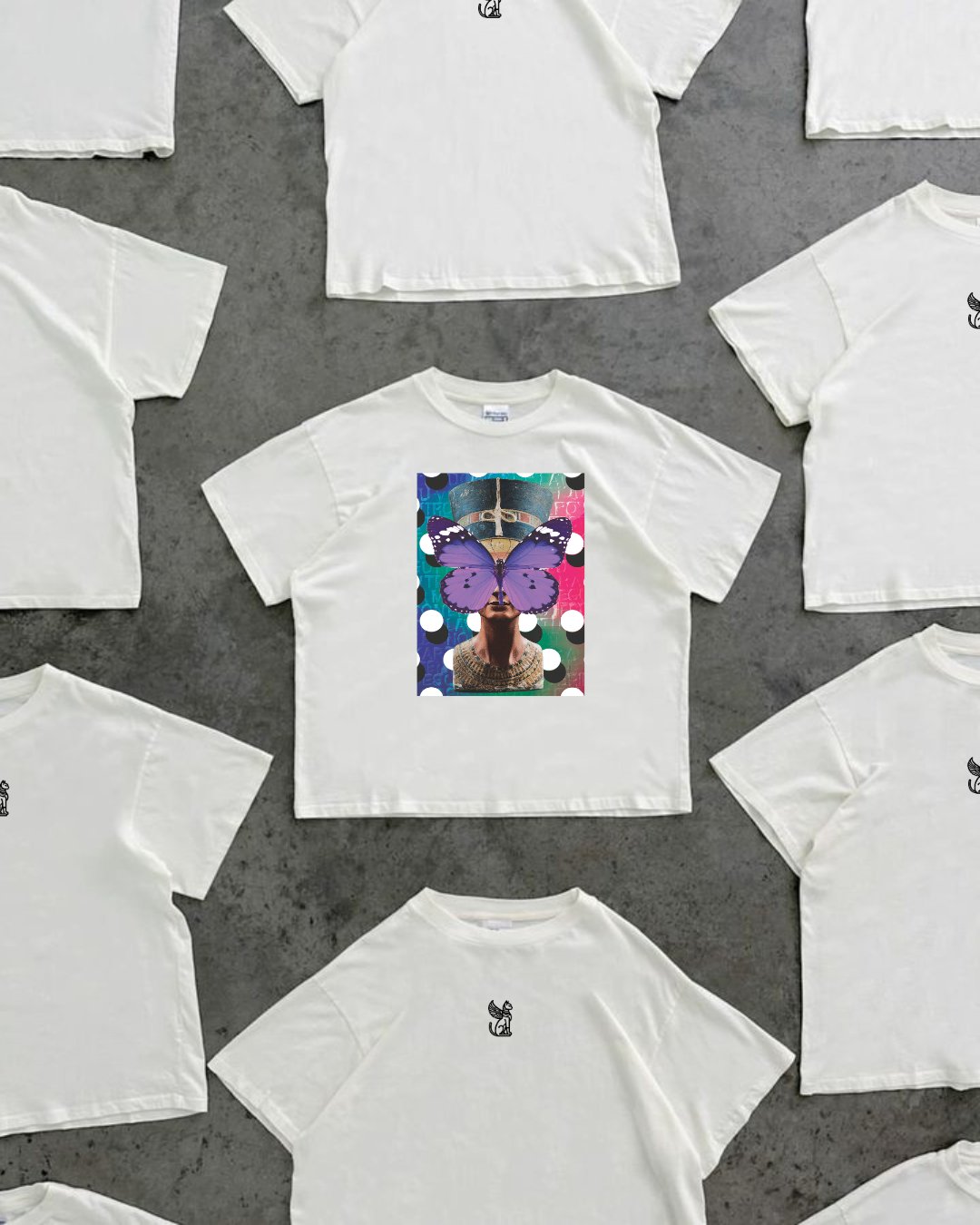 Allure VI – White Oversized Tee