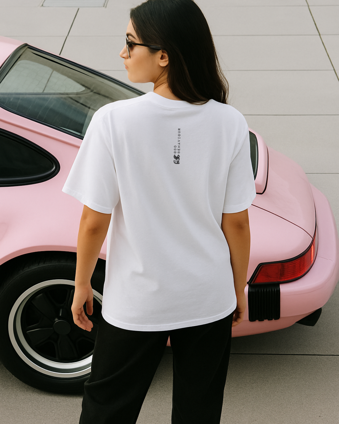 Lady of Grace – White Oversized Tee