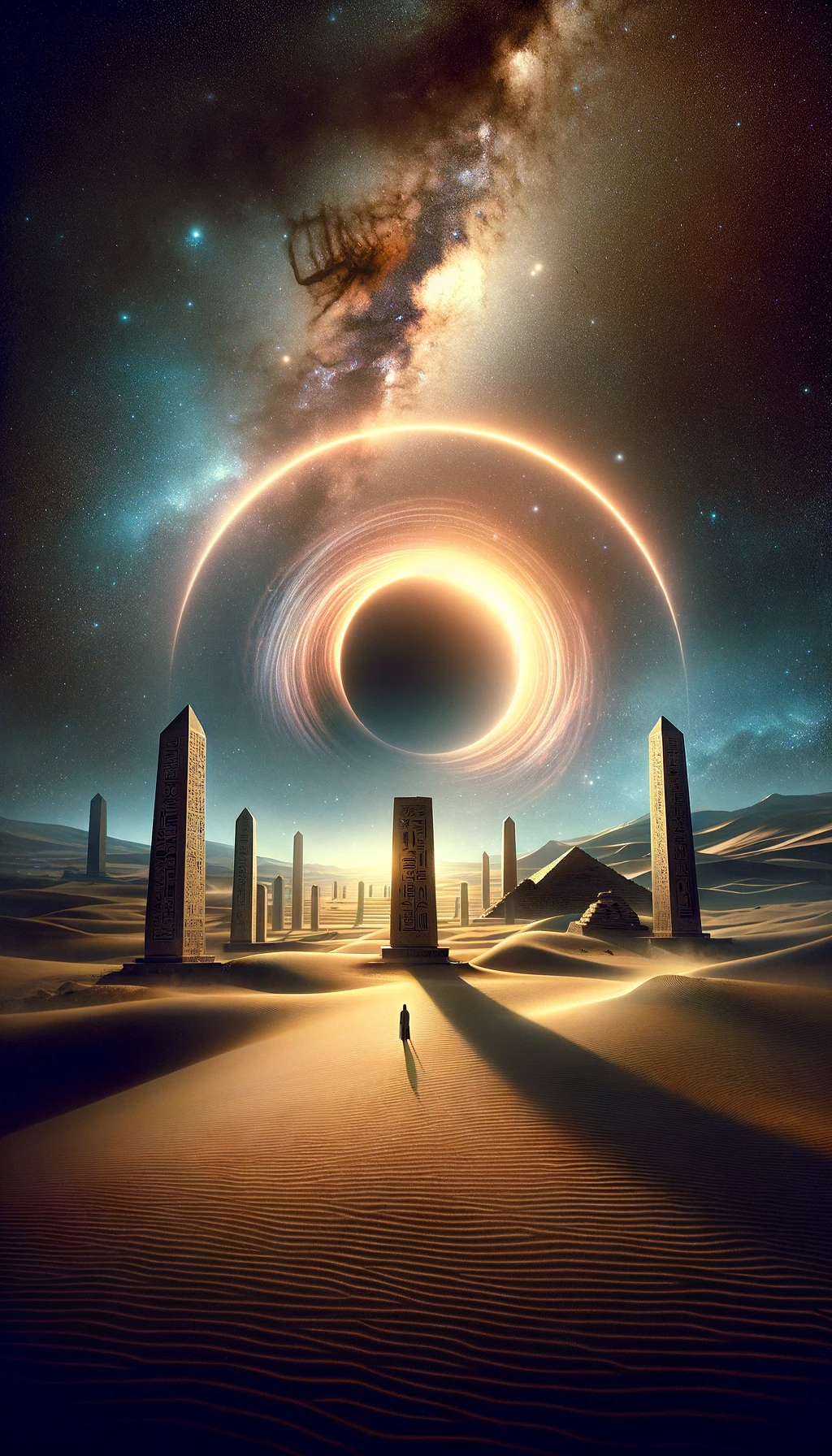 Cosmic Alchemy - Digital Collage Art Print