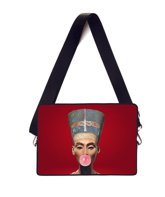 'Lady of Grace' Laptop Sleeve With Carrying Strap - Odd Behaviour Store