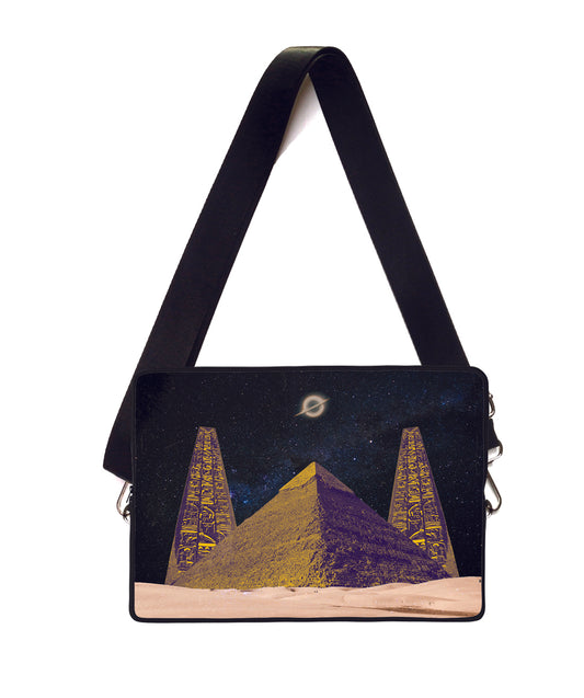 'Cosmic Pyramid' Laptop Sleeve With Carrying Strap - Odd Behaviour Store