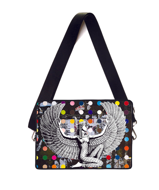 'Wings of Isis' Laptop Sleeve With Carrying Strap - Odd Behaviour Store