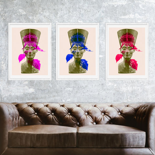 Queen's Aura Set - Digital Collage Art Prints - Odd Behaviour Store