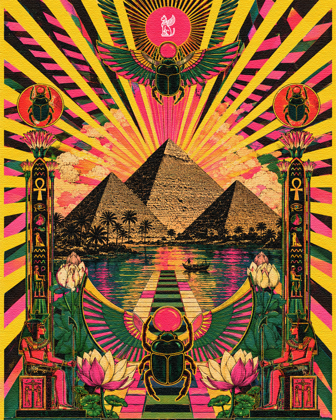 Hypernova - Framed Collage Print