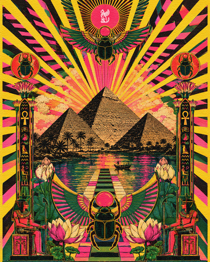 Hypernova - Framed Collage Print