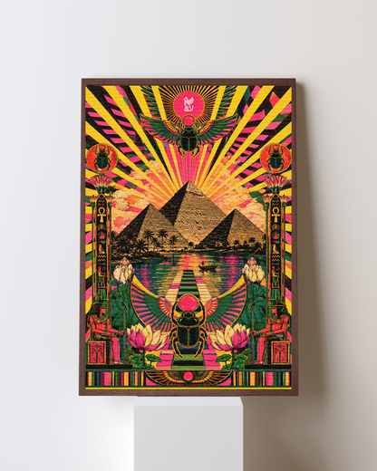 Hypernova - Framed Collage Print