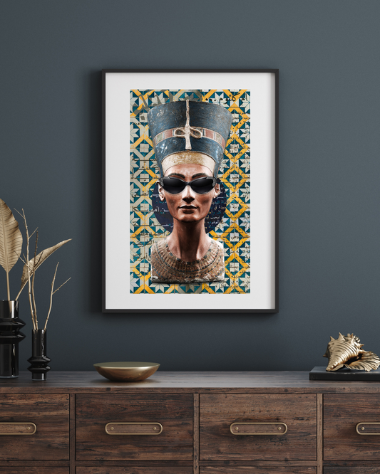 Royal Frequency - Framed Collage Art Print
