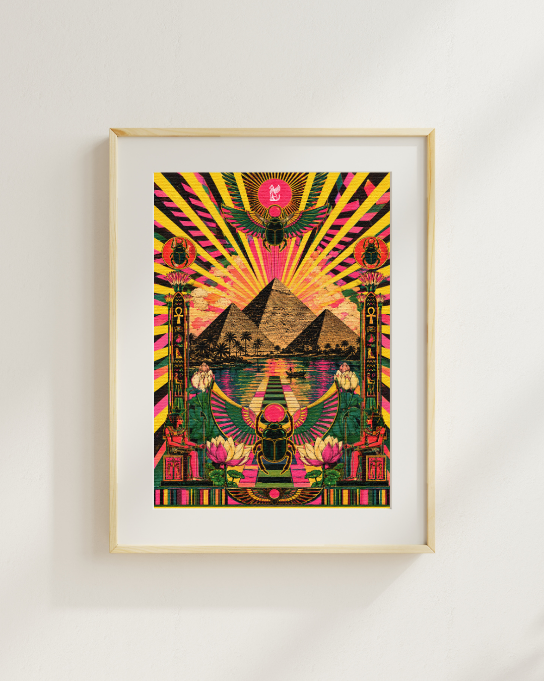 Hypernova - Framed Collage Print