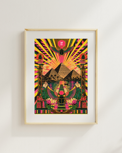 Hypernova - Framed Collage Print