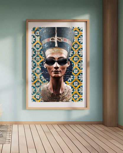 Royal Frequency - Framed Collage Art Print