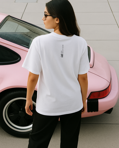 Lady of Grace – White Oversized Tee