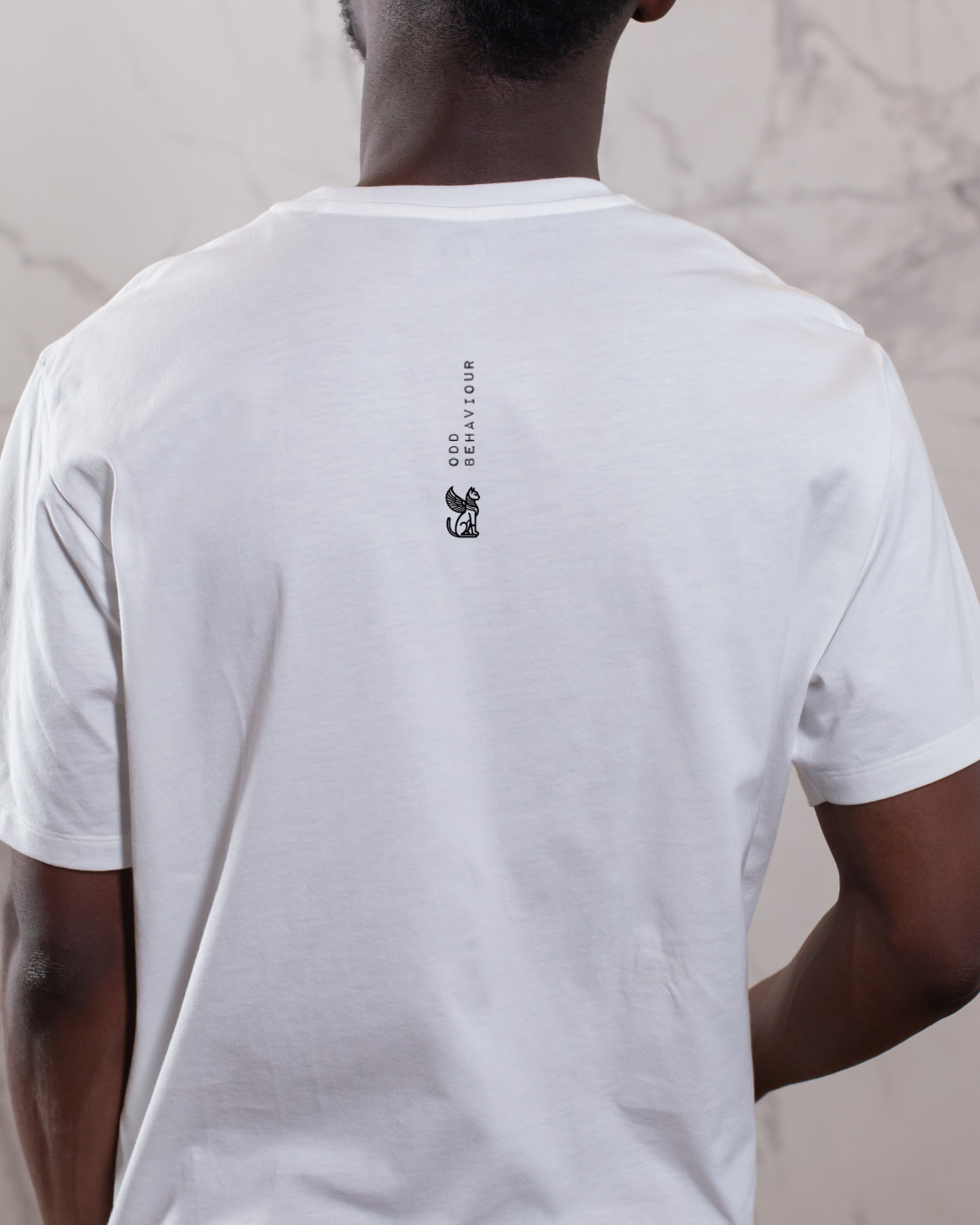 Odd Behaviour – White Oversized Tee