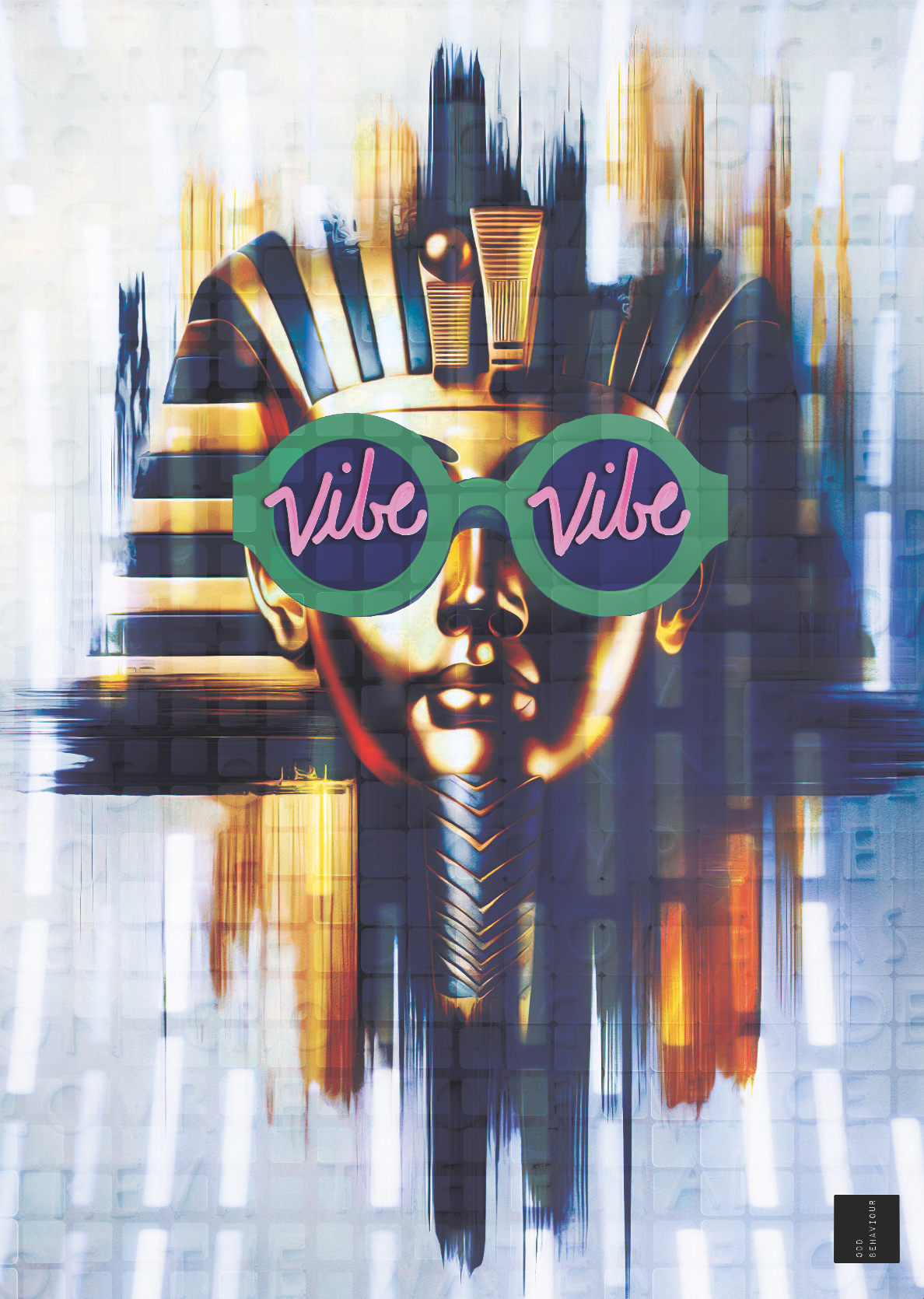 Tut Vibes - Digital Collage Art Print