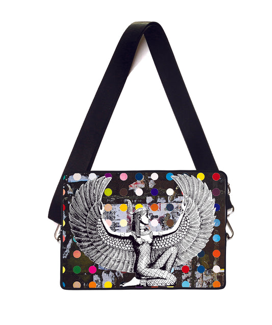 'Wings of Isis' Laptop Sleeve With Carrying Strap - Odd Behaviour Store