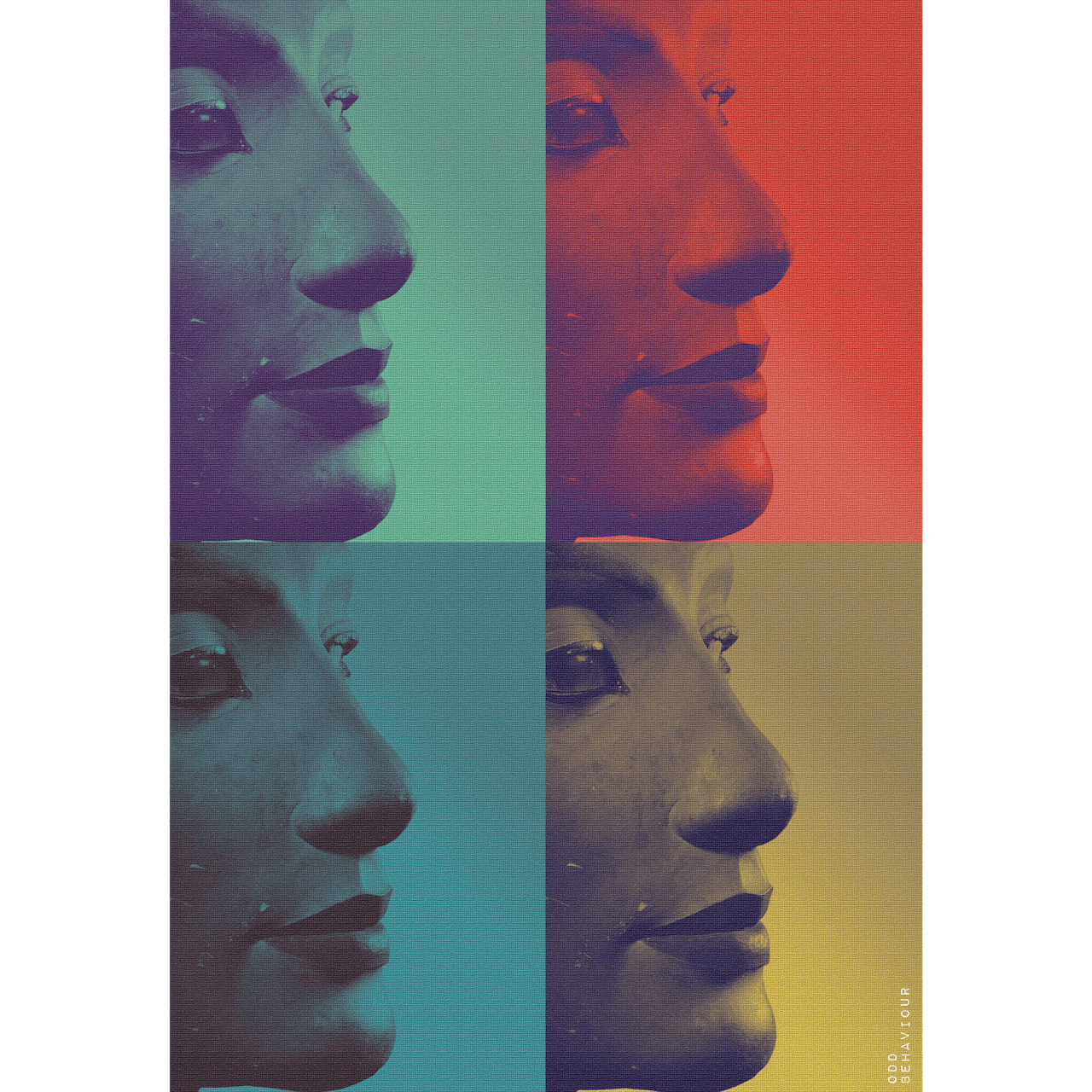 Nefertiti Pop - Digital Collage Art Print - Odd Behaviour Store