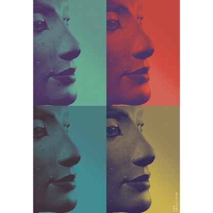Nefertiti Pop - Digital Collage Art Print - Odd Behaviour Store